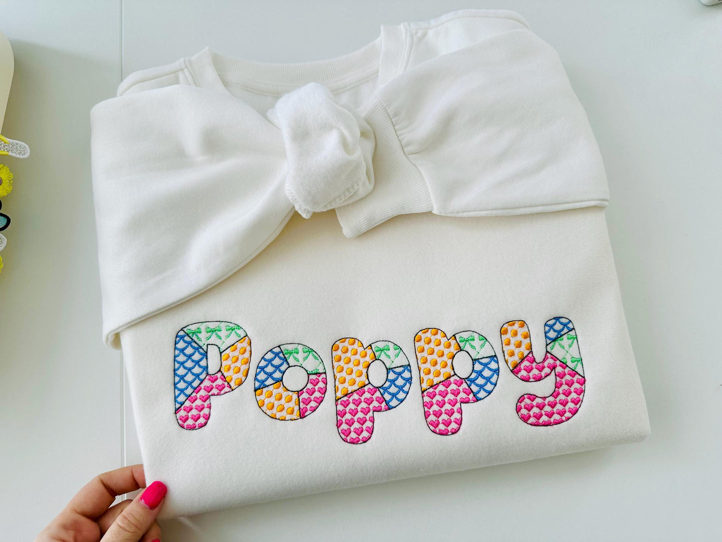 Patchwork Patterned Awesome Font