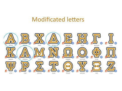 Puff Puffy Foam Greek Sororities Fraternities Font