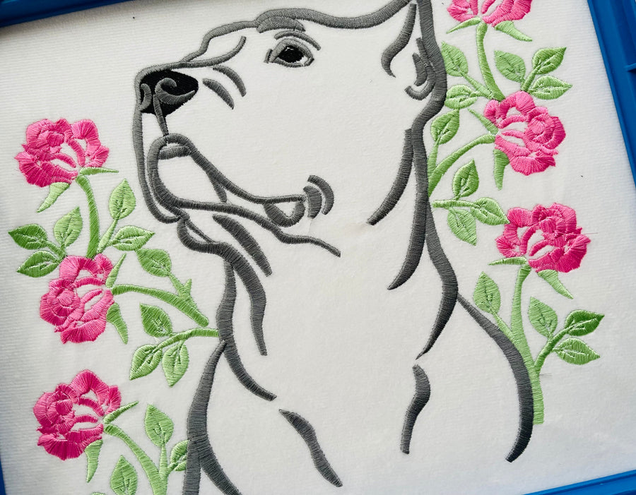 The Cane Corso Italian mastiff Dog puppy pet machine embroidery designs