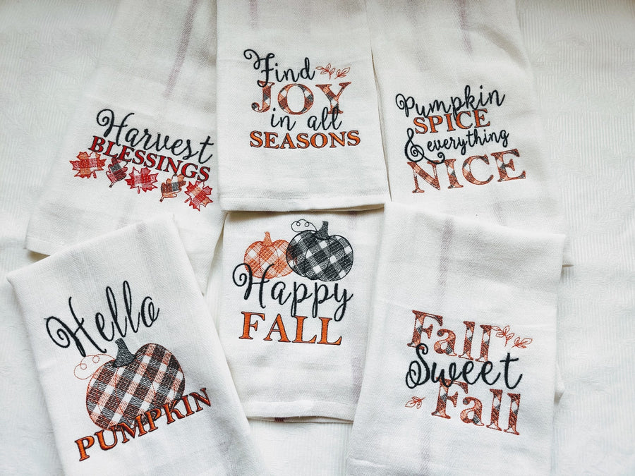 Fall Pumpkin Thanksgiving Kitchen Set