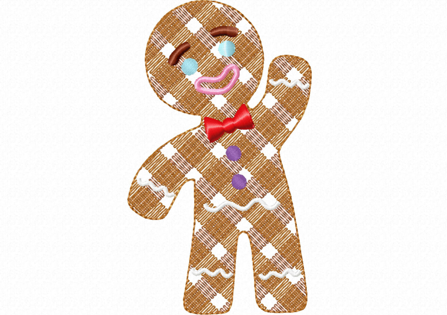 Little Plaid Gingerbread Man