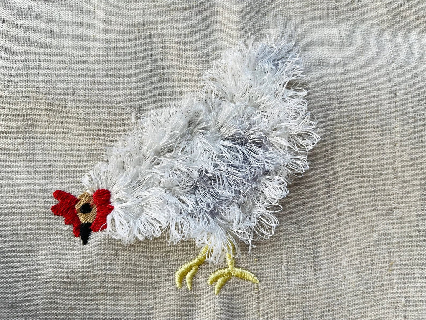 Fringed Chicken Set of 4