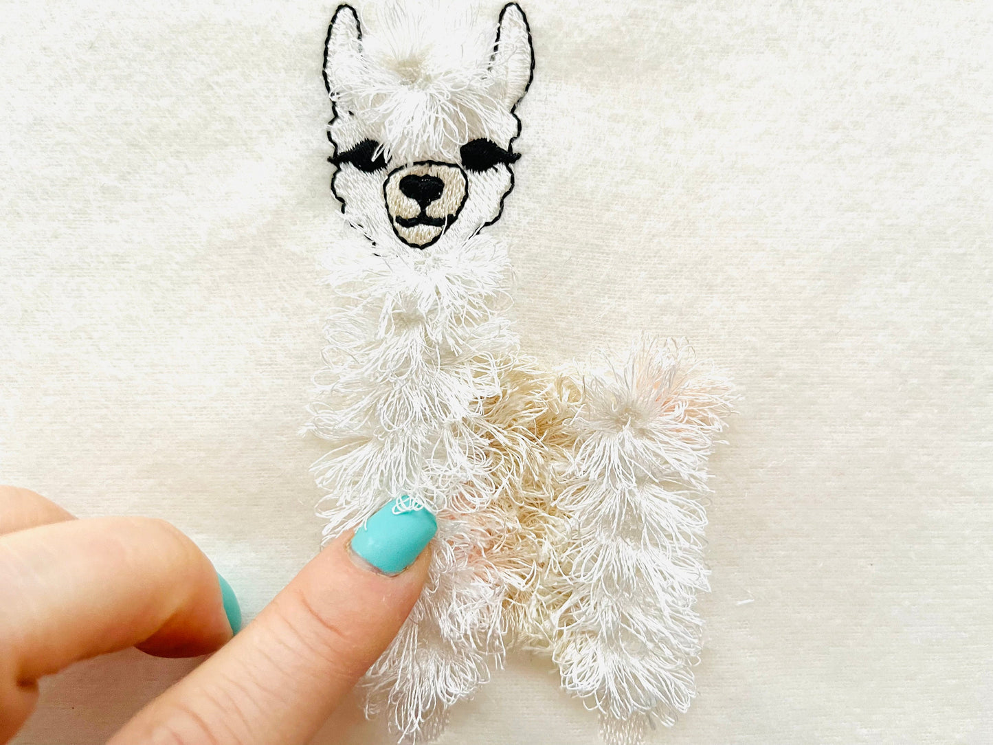 Fringed Fur Llama Alpaca