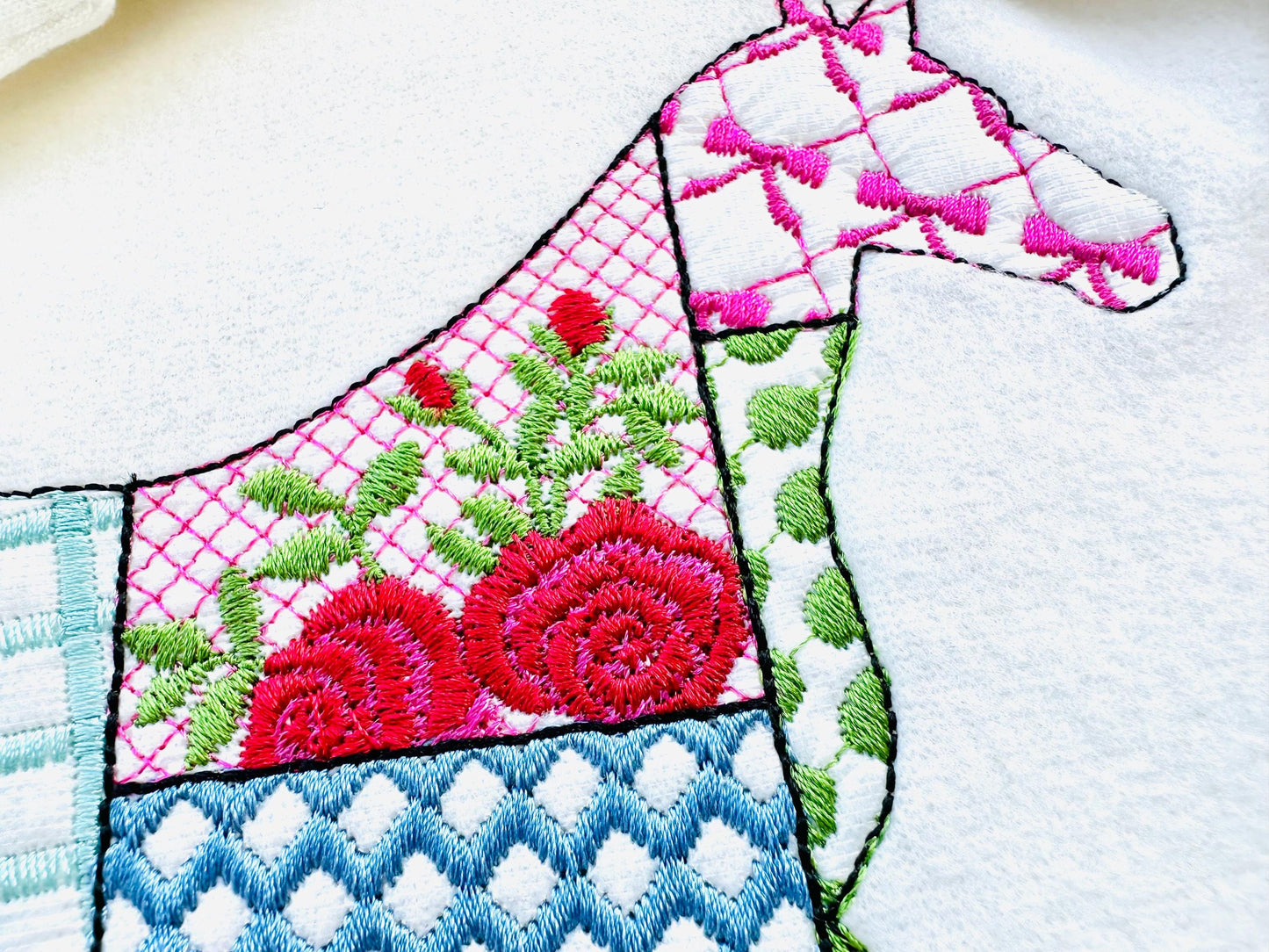 Patchwork Patterned Horse