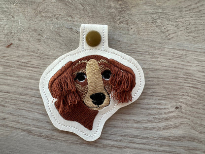 Dachshund Dog Puppy Keychain