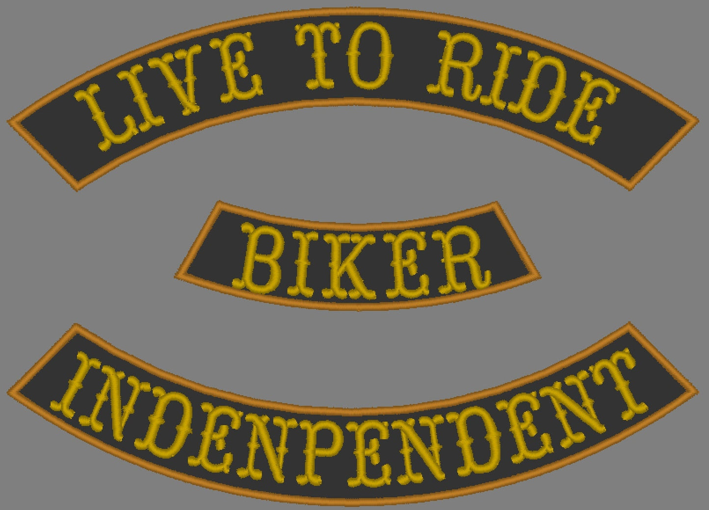 Arc Shape for Rocker and Mini Font