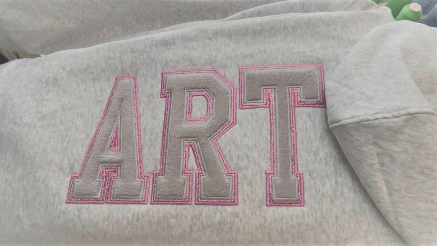 Big Glitter HTV Vinyl Narrow Sport Font