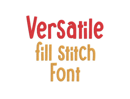 Versatile Fill Stitch Font Steve