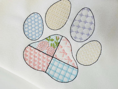 Patchwork Patterned Paw