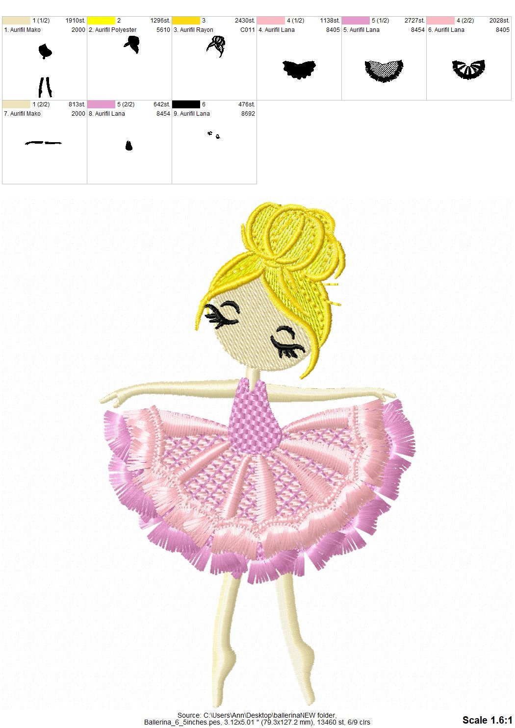 Fringed Ballerina Dancer