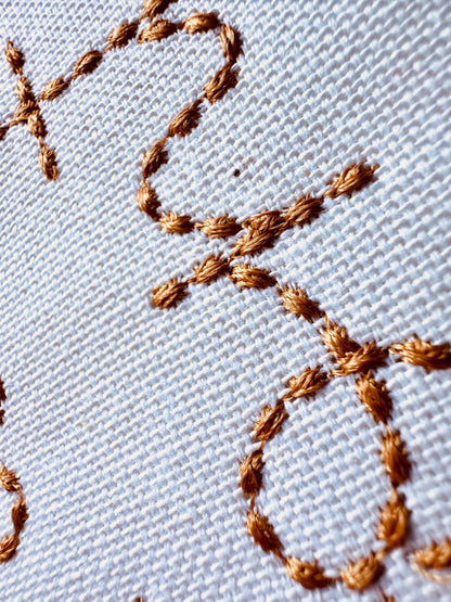 Sweetcake Script Font Hand Stitch Effect