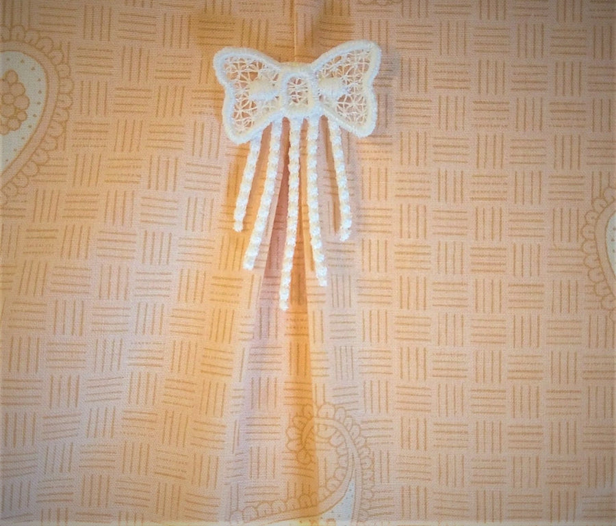 Princess Girls Bow Charm Hairclip