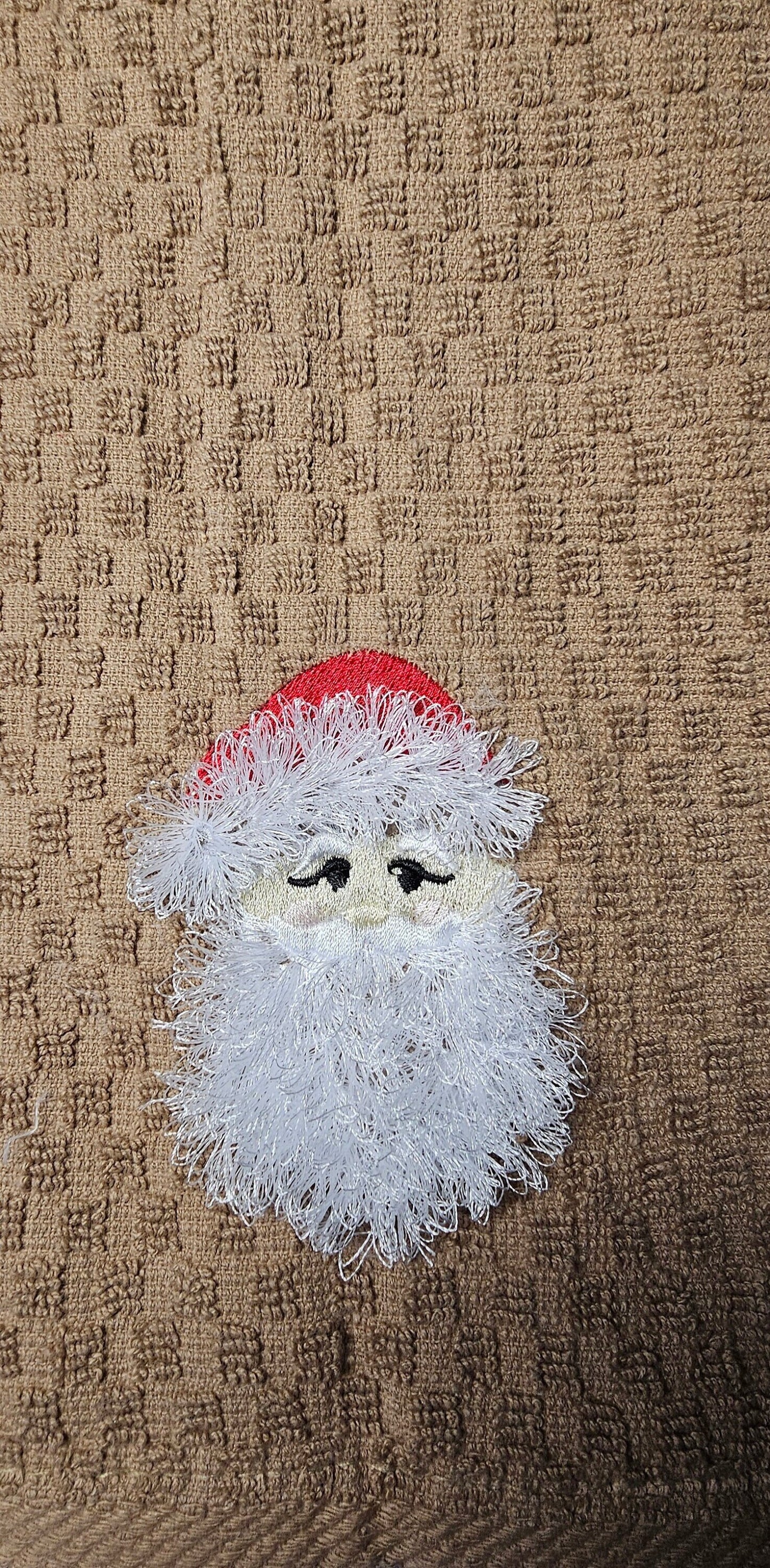Mini Fringed Christmas Santa
