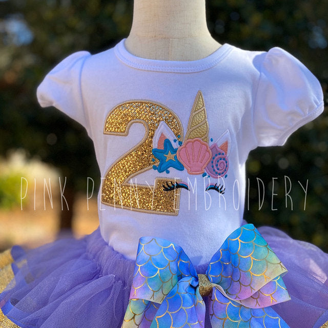 Wide Satin Stitch Classy Birthday Numbers Applique