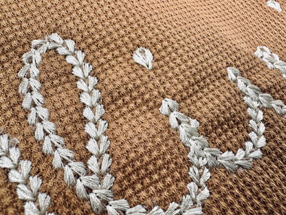 Extra Bold Chain Stitch Handwritten Font Olivia