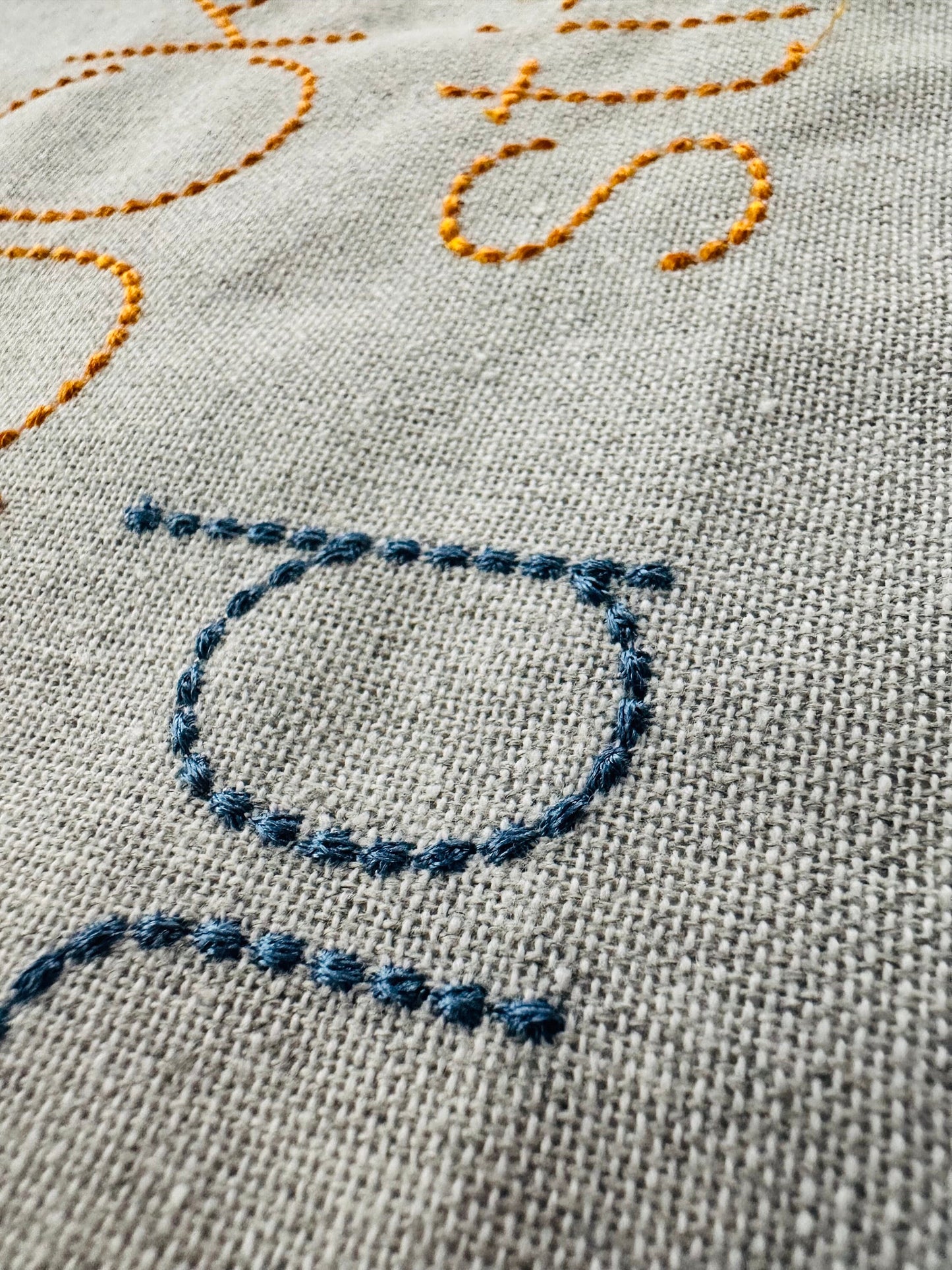 Hand Stitch Effect Block Font