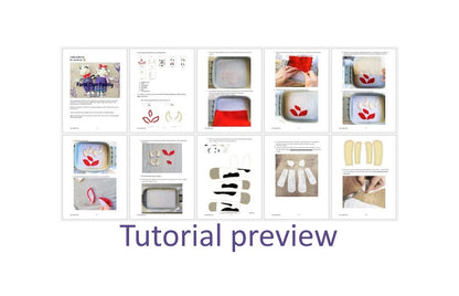 Pretty Doll Cow Set of 2 ITH