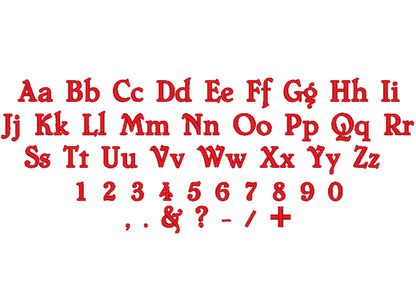 Split Font machine embroidery applique Designs, Monogram Set mini font