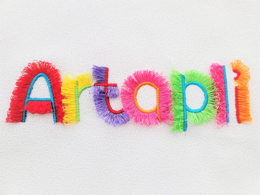 Cute Side Fringed Font