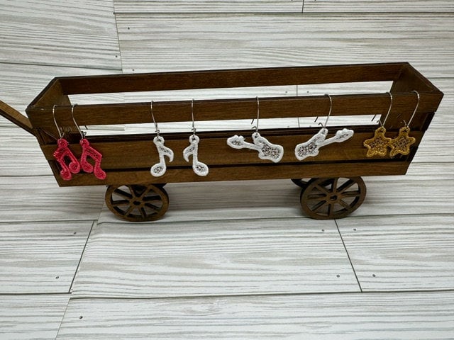 Music Notes Earrings Set of 5