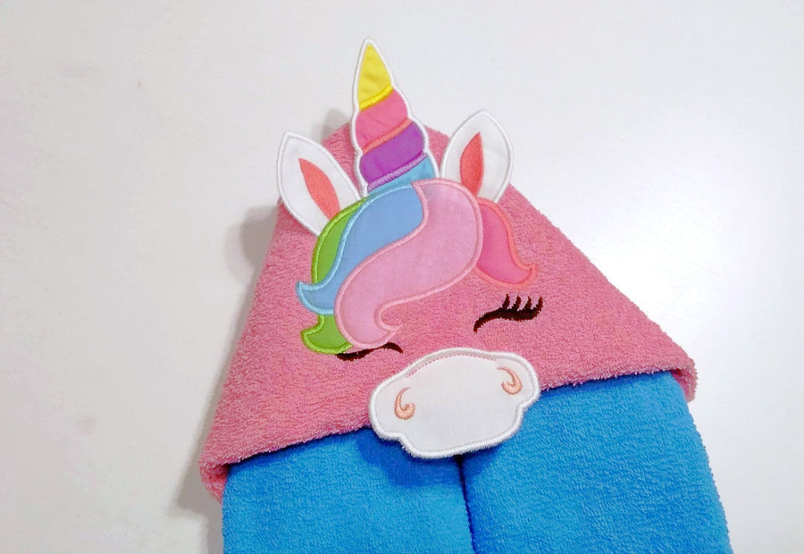 Unicorn Hooded Towel ITH