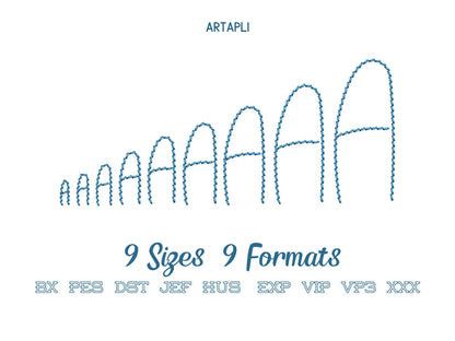 Hand Stitch Effect Font Sebastian