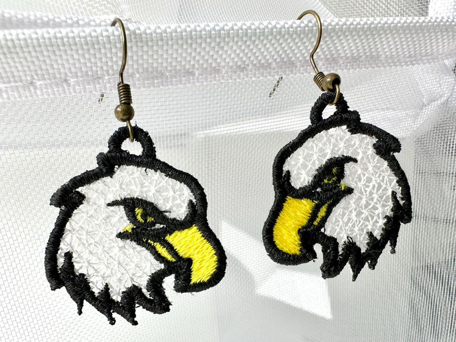 American Bald Eagle Earrings Charm