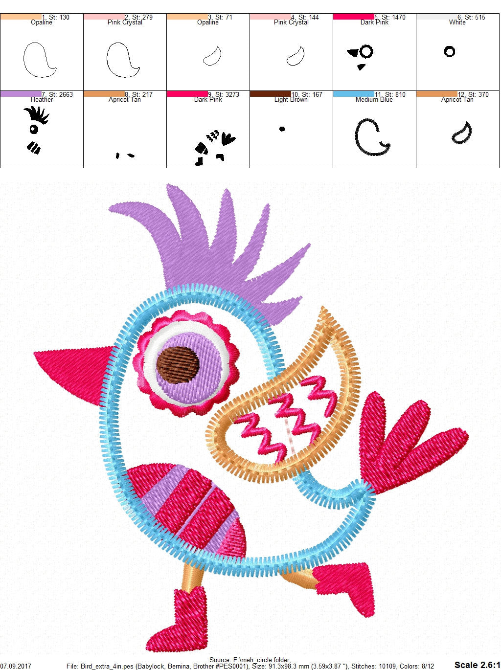 Zebra and Bird Baby Set