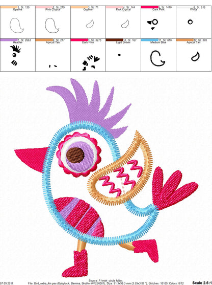 Zebra and Bird Baby Set