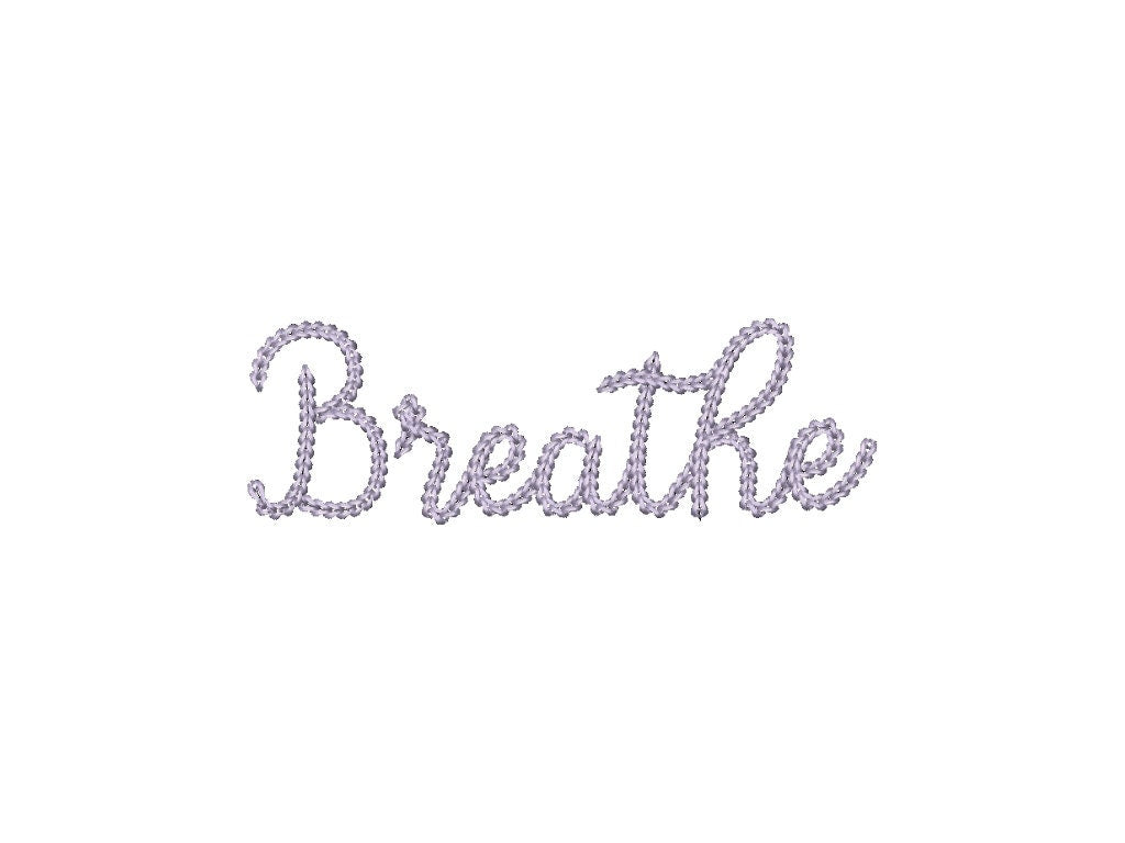 Dense Bold Chain Stitch Font