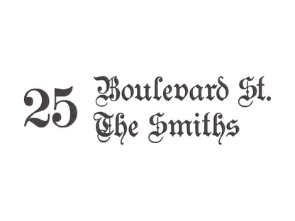 Old English Gothic Font