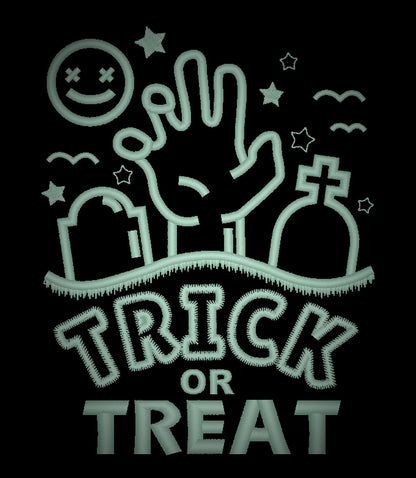 Trick or treat Glow in the dark special machine embroidery designs