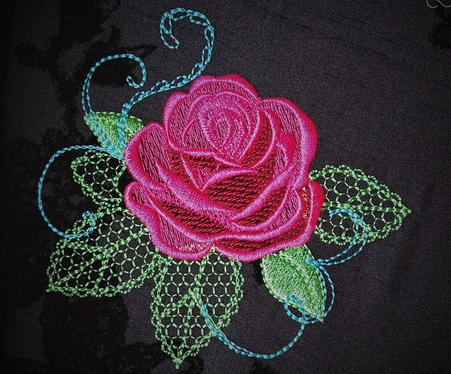 Urban Curl And Swirl Shadow Rose