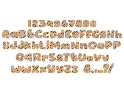 Cookie with Choco Crisps Font