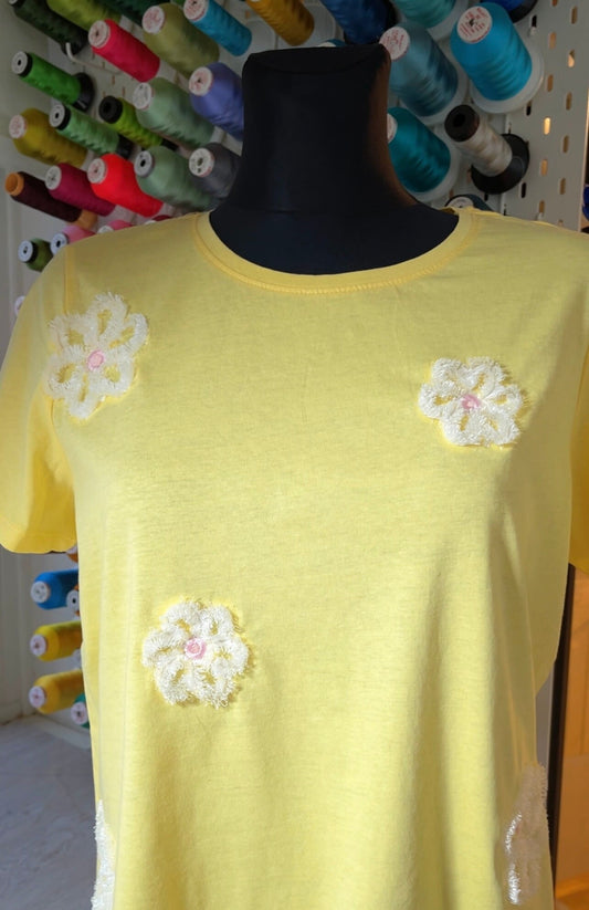 Fringed Daisy Flower and Heart Set