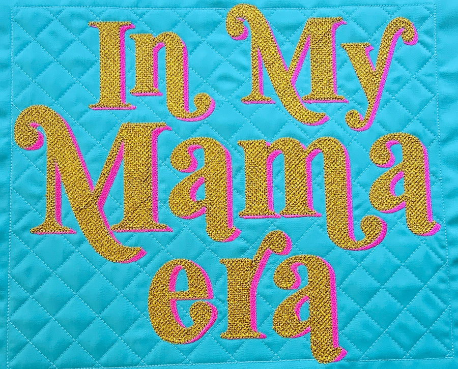 Vintage Glitter HTV vinyl Font