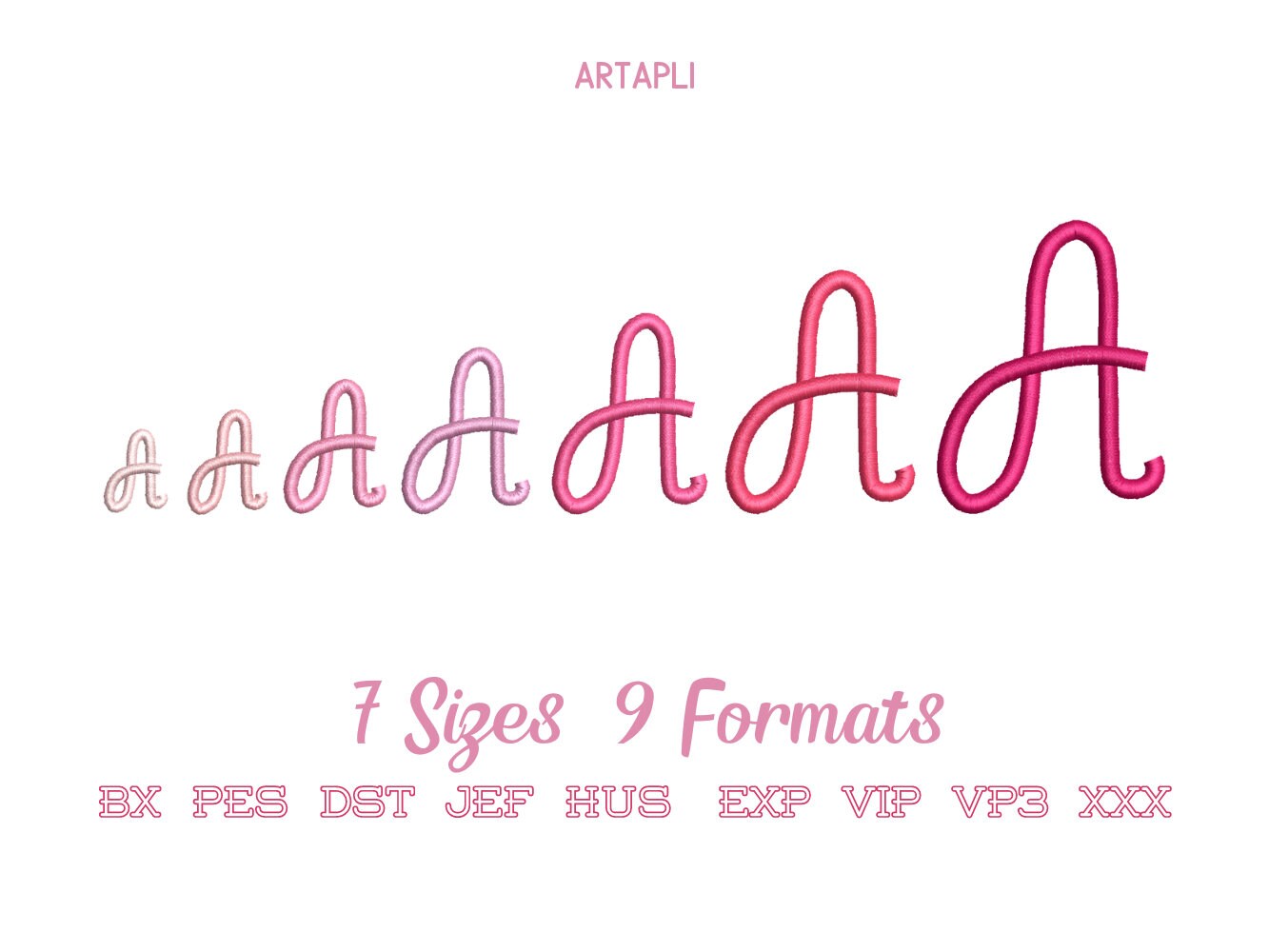 Satin Stitch Handwritten Script Font