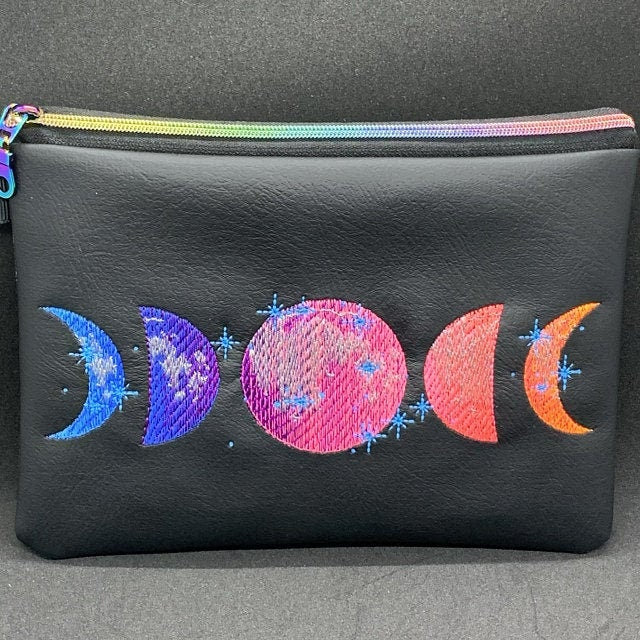 Iridescent Ombre Moon Phases