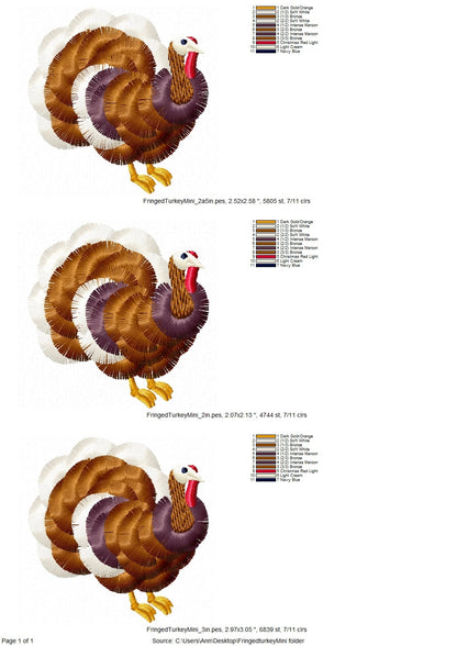 Fringed Turkey Thanksgiving