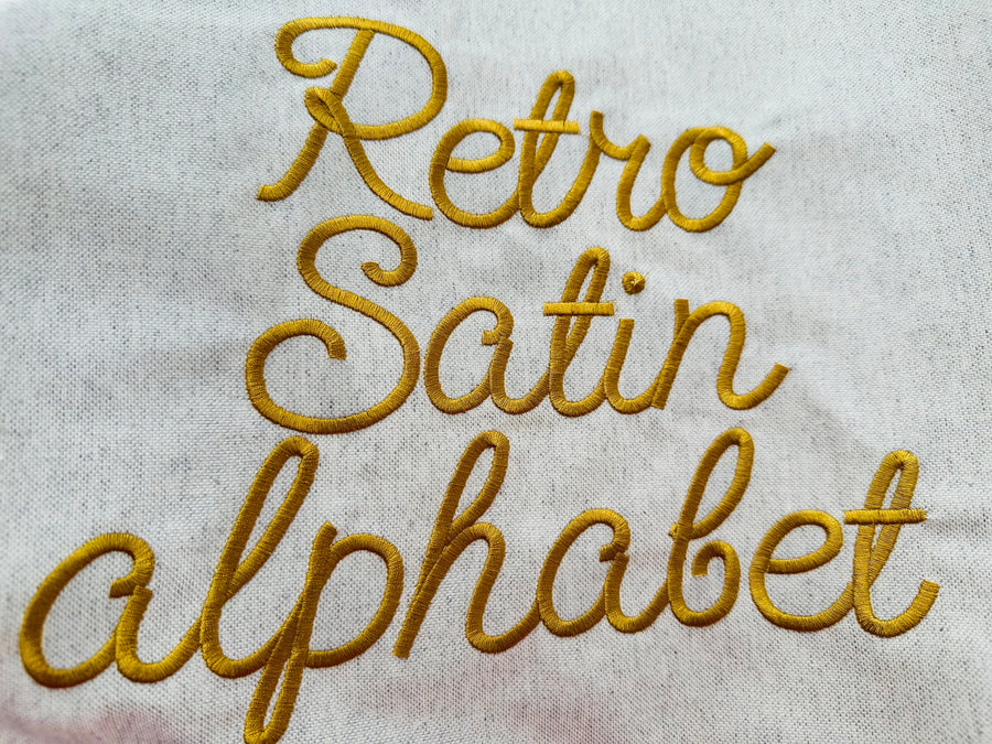 Baby Satin Stitch Handwritten Font