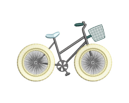 Summer Bicycle with Fringed Wheels