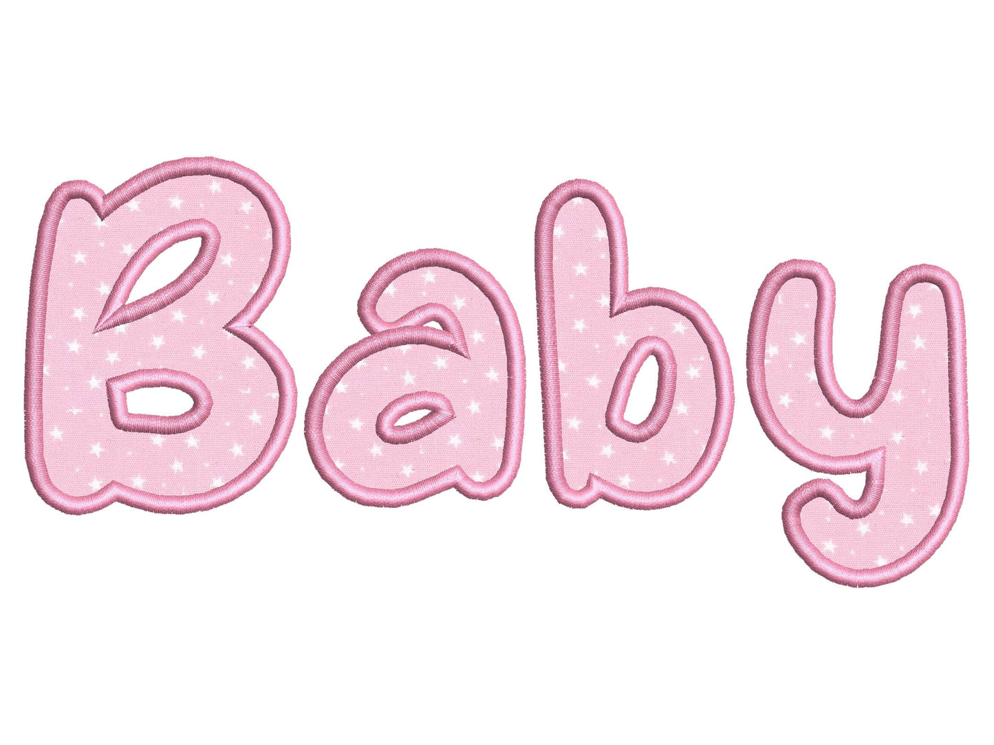 Baby Applique Font