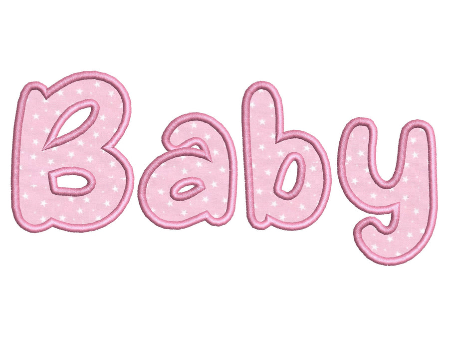 Baby Applique Font