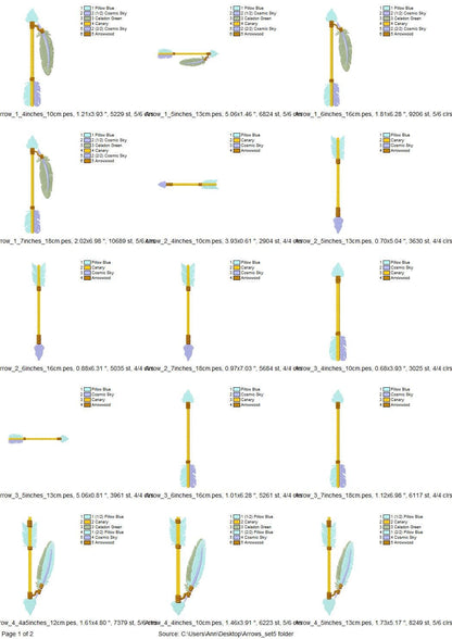 Single Arrow Set of 5