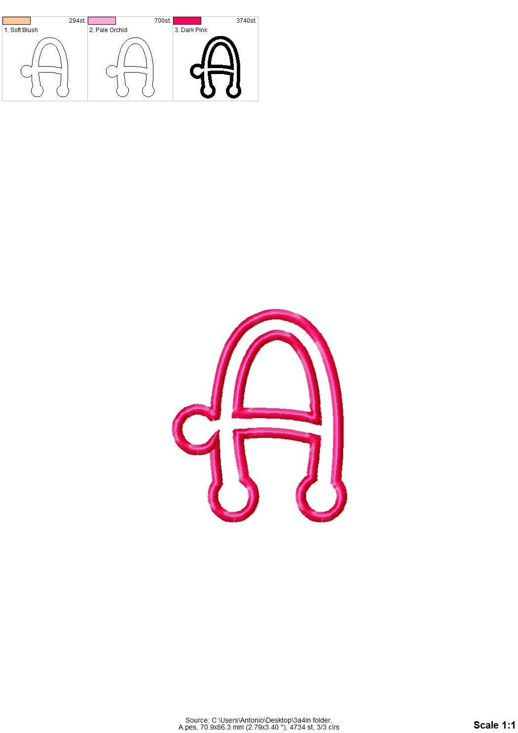 Dot To Dot Kids Font Applique