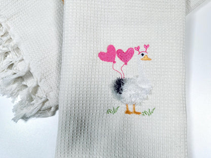 Fringed Valentine Goose
