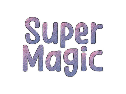 Magic Iridescent Ombre Font