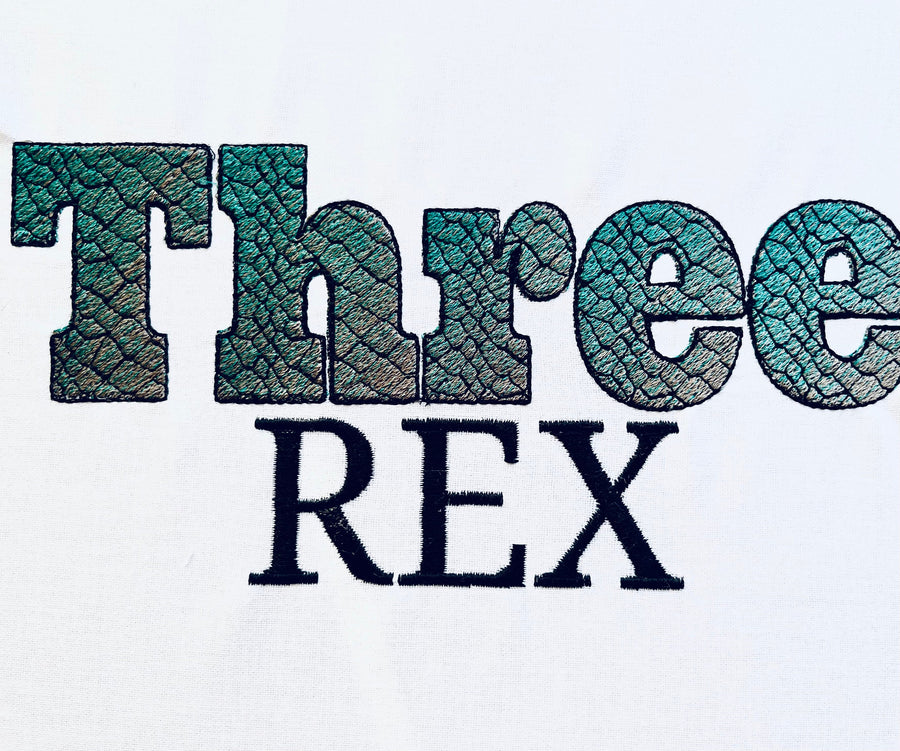 T-Rex Jurassic World Iridescent Font