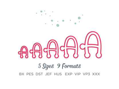 Dot To Dot Kids Font Applique