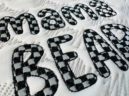 Checkered Patterned Font